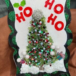 Sparkling Holiday Tree Wall Art